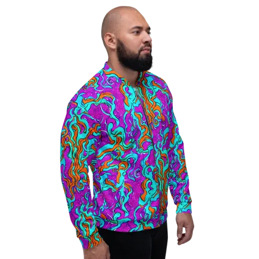 Psychic Ribbons on a Bomber Jacket