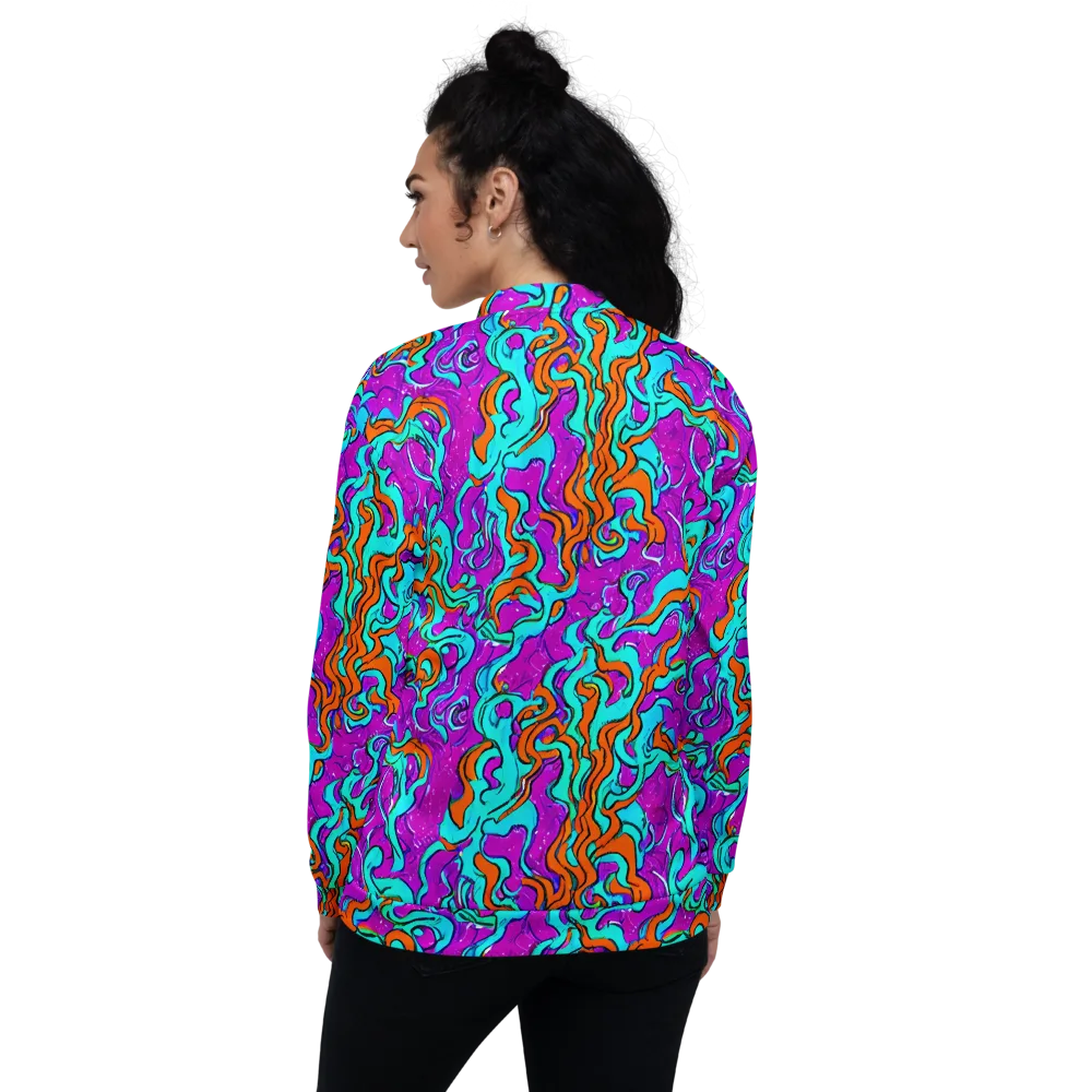 Psychic Ribbons on Bomber Jacket — Back