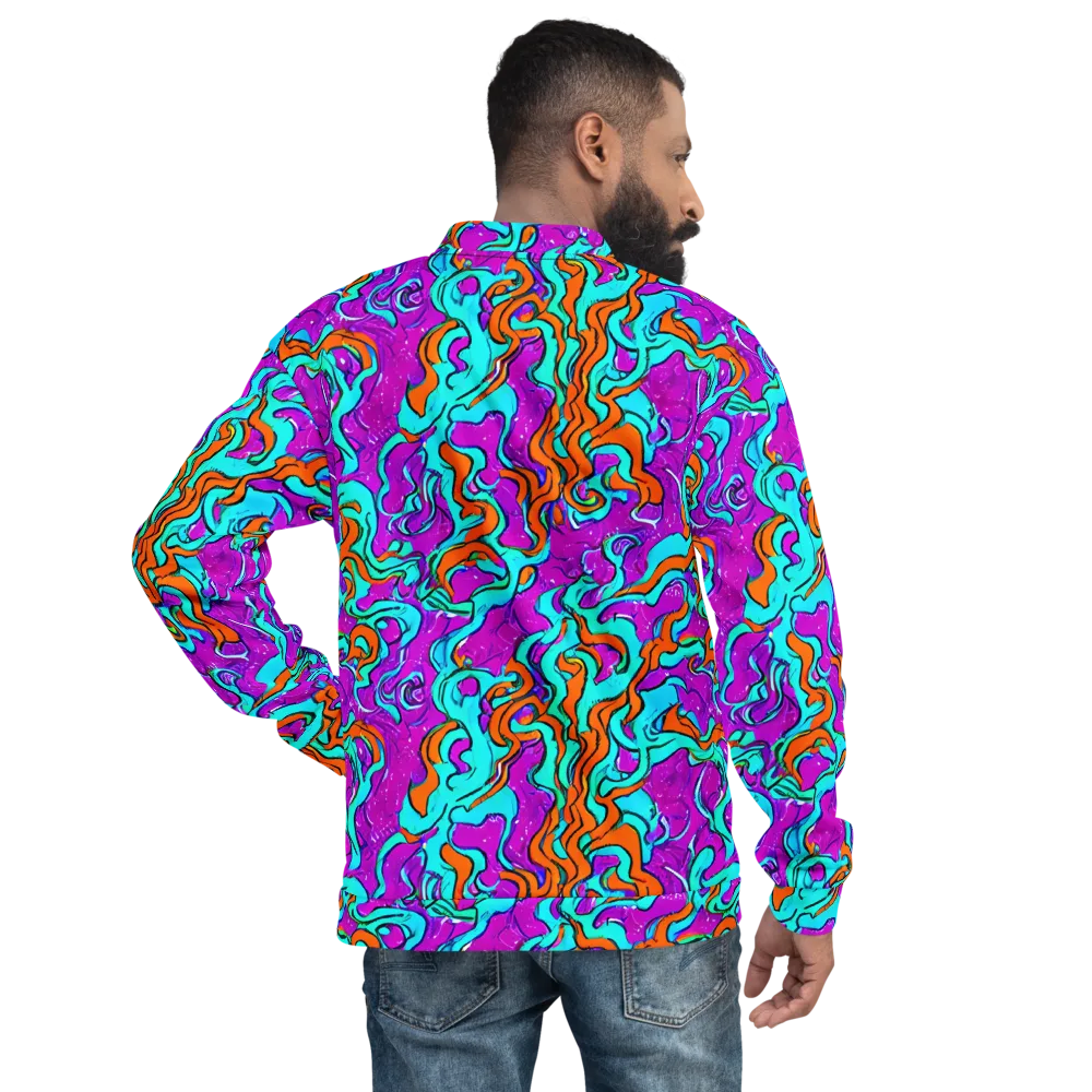 Psychic Ribbons on Bomber Jacket — Back