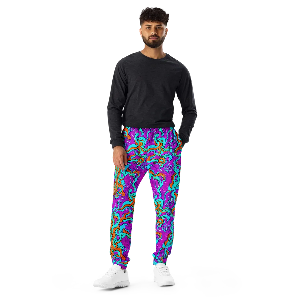 Psychic Ribbons on Men's Joggers — Front