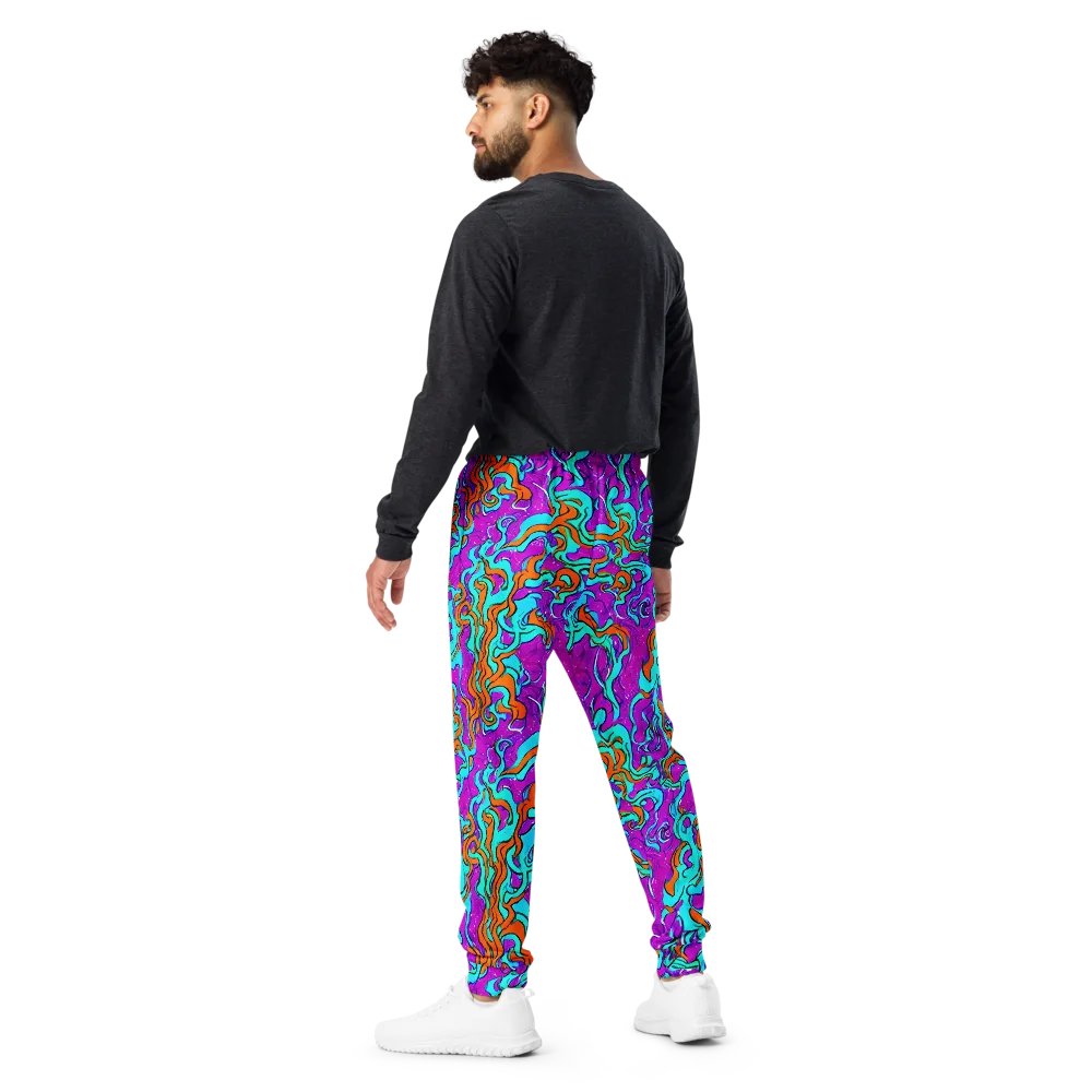 Psychic Ribbons on Men's Joggers — Back