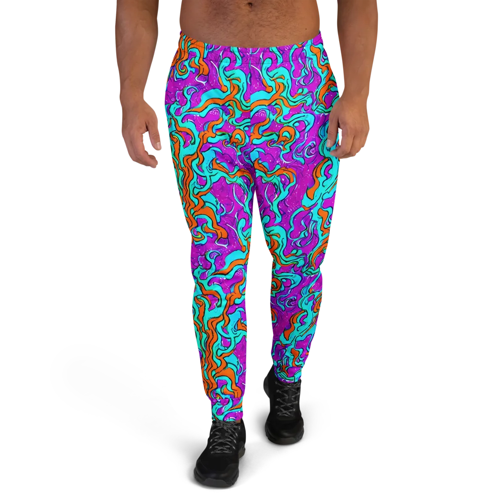 Psychic Ribbons on Men's Joggers — Front