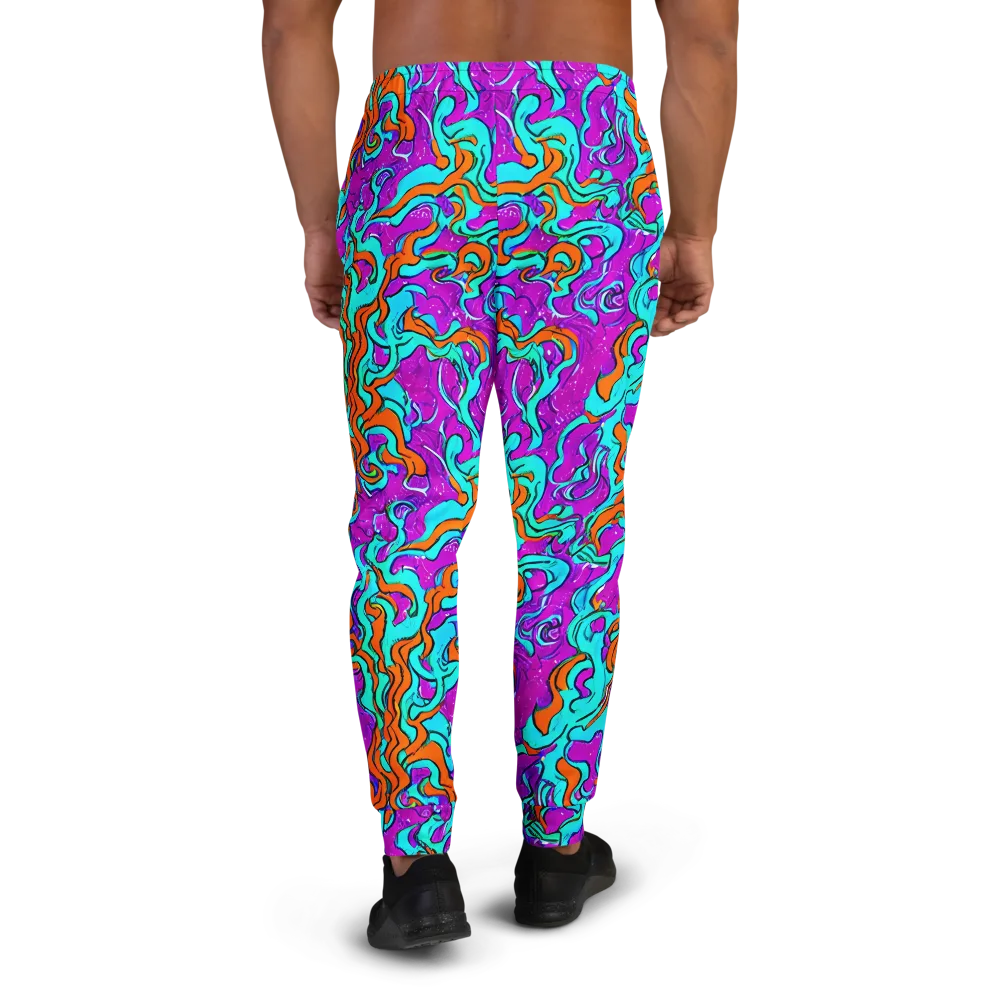 Psychic Ribbons on Men's Joggers — Back