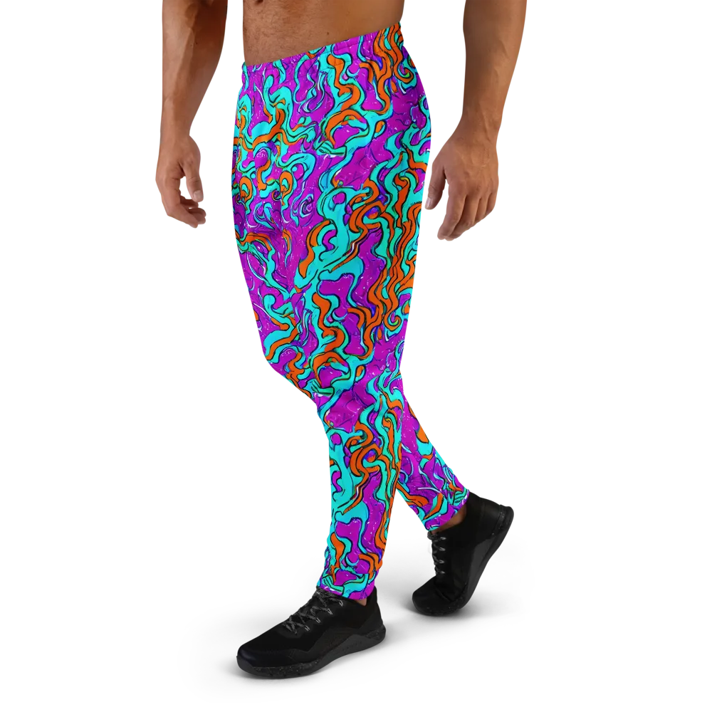 Psychic Ribbons on Men's Joggers — Left
