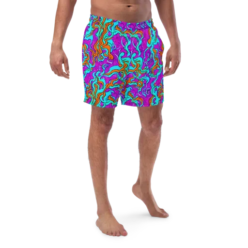 Psychic Ribbons on a Swim Trunks