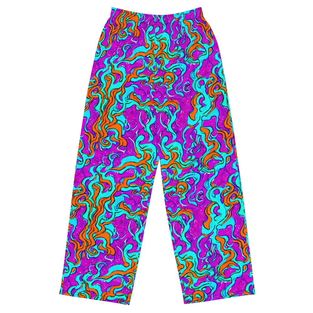 Psychic Ribbons on Wide-Leg Pants — Front