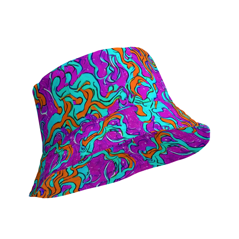 Psychic Ribbons on Reversible Bucket Hat — Product details Outside