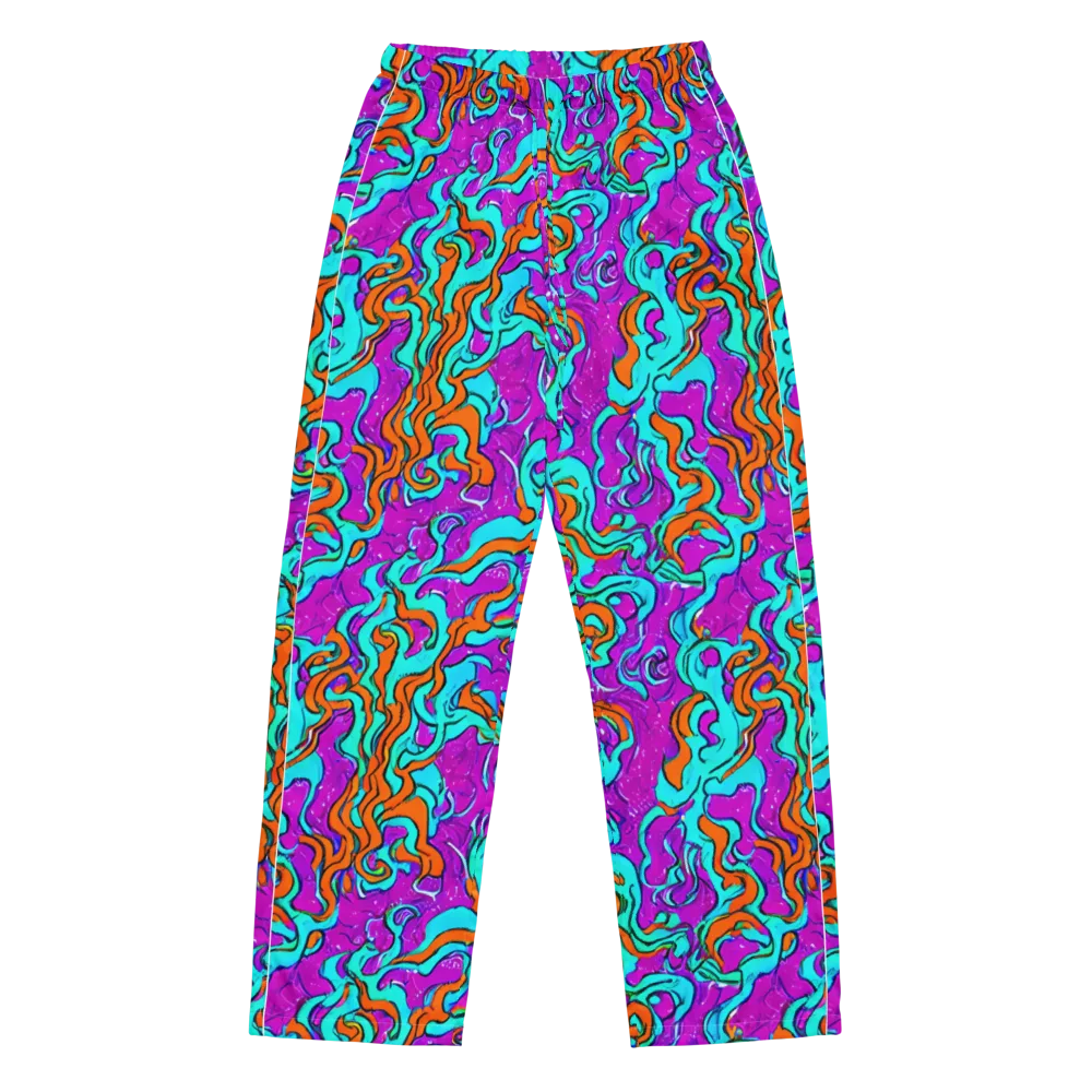 Psychic Ribbons on Women's Pajama Pants — Front