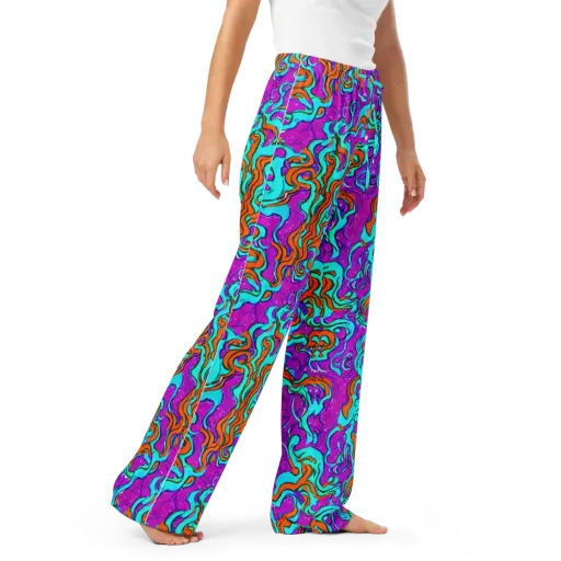Psychic Ribbons on a Women's Pajama Pants