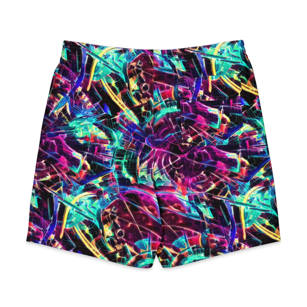 Plasma Pulse on Men's Board Shorts — Back
