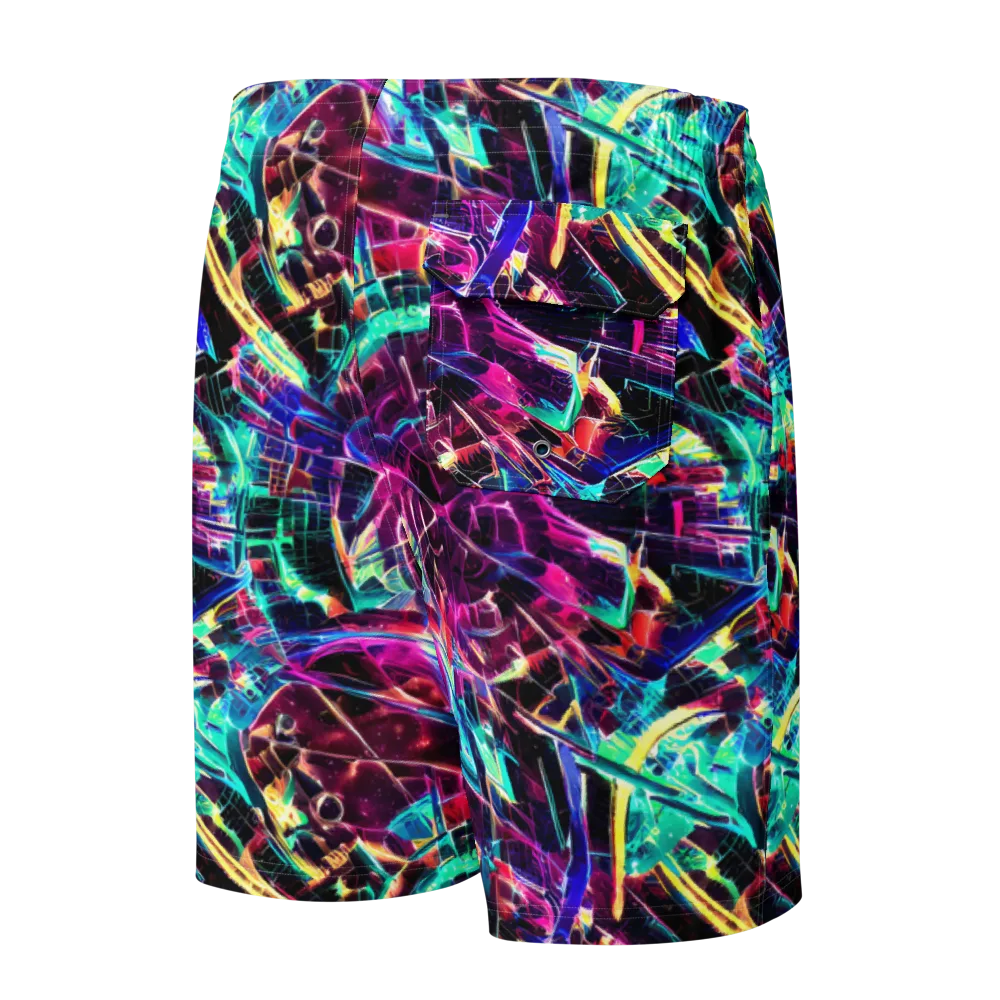 Plasma Pulse on Men's Board Shorts — Back