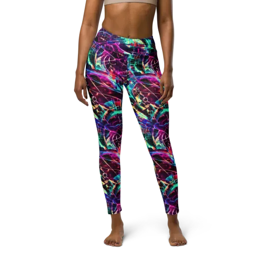 Plasma Pulse on a Yoga Leggings