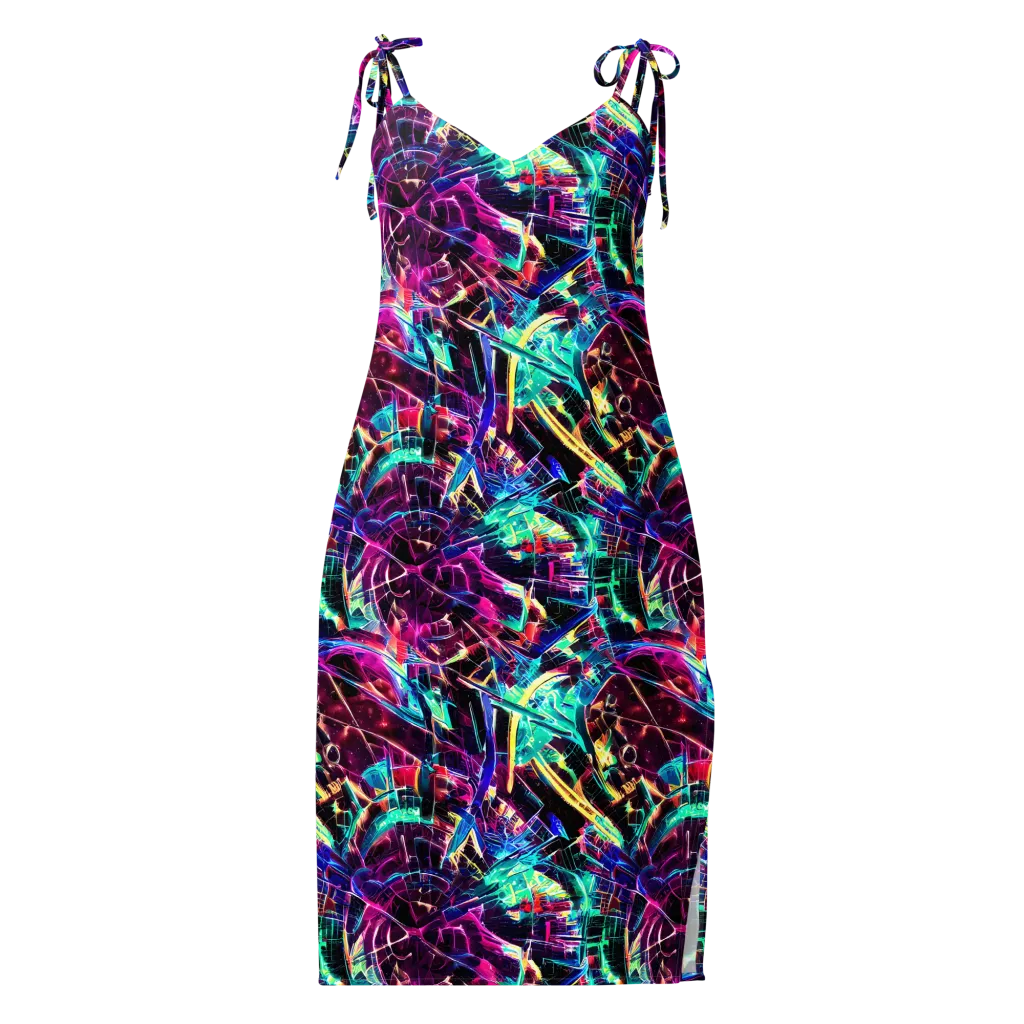Plasma Pulse on Slip Dress — Front