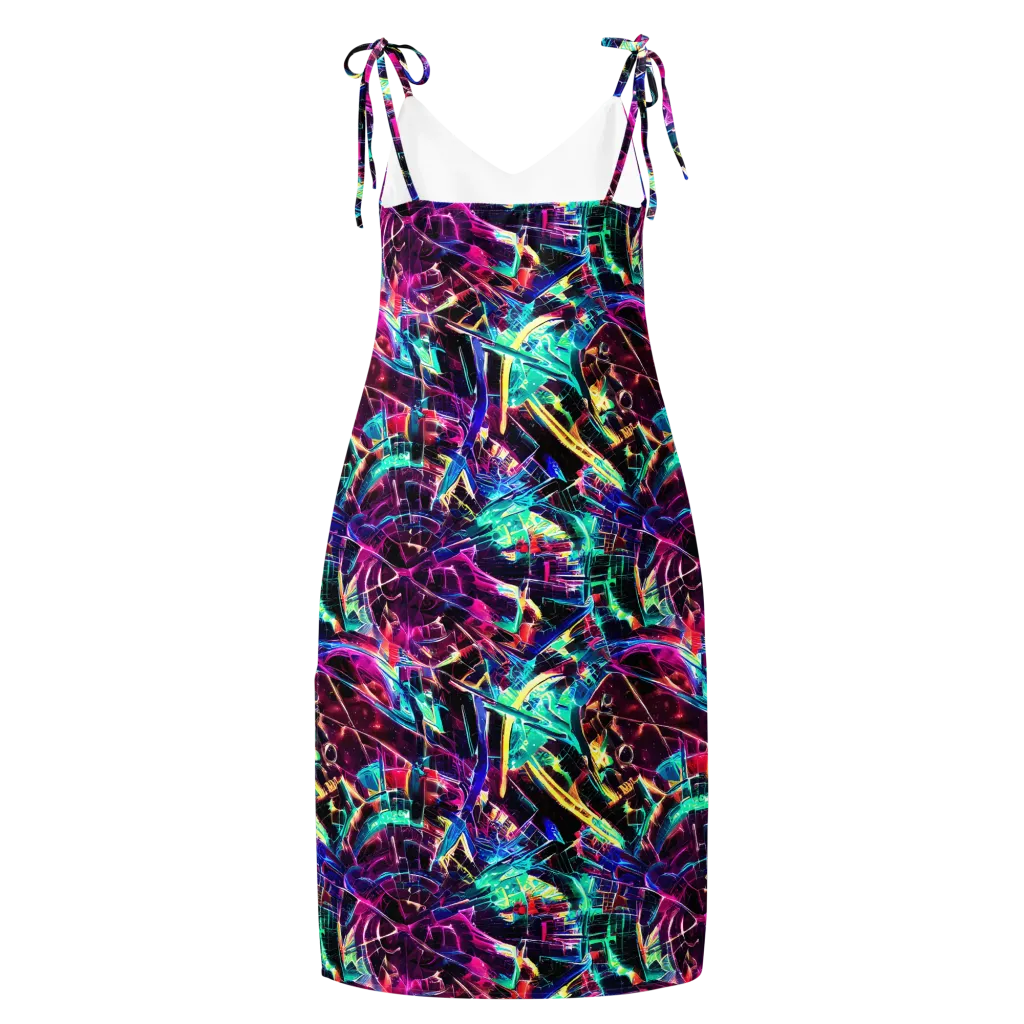 Plasma Pulse on Slip Dress — Back