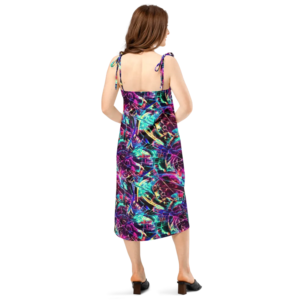Plasma Pulse on Slip Dress — Back