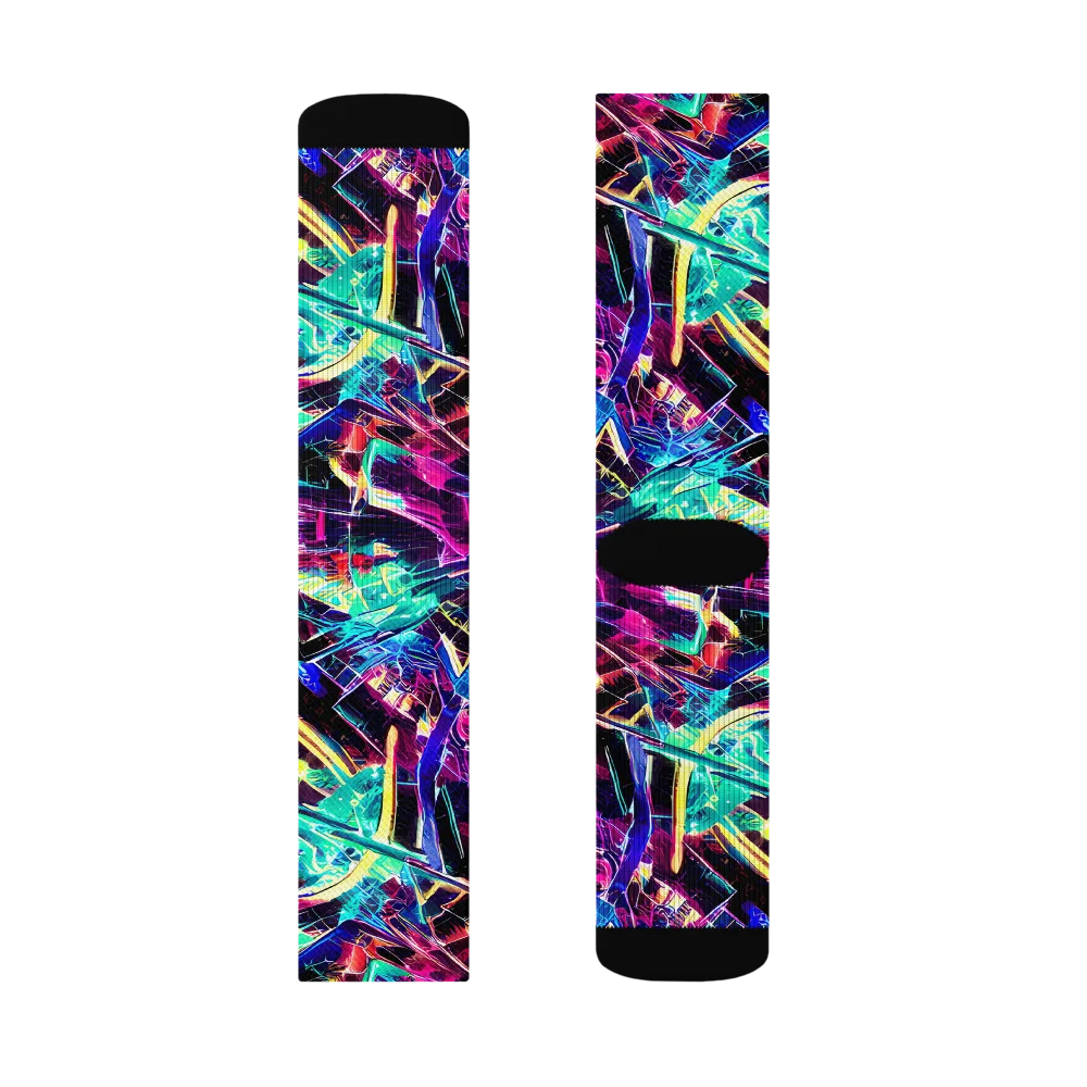 Plasma Pulse on Socks — Right Sock