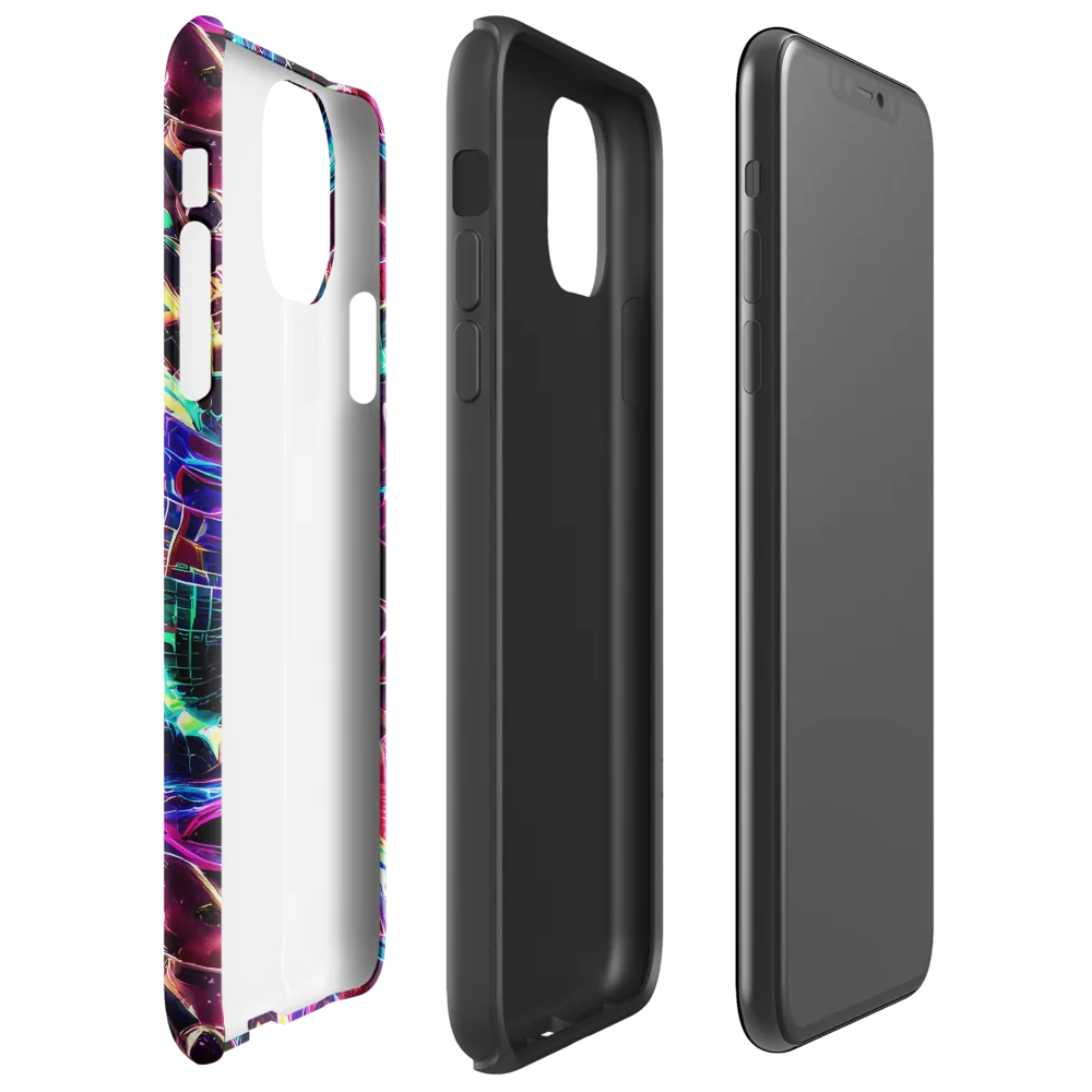 Plasma Pulse on Tough Case for iPhone® — Right
