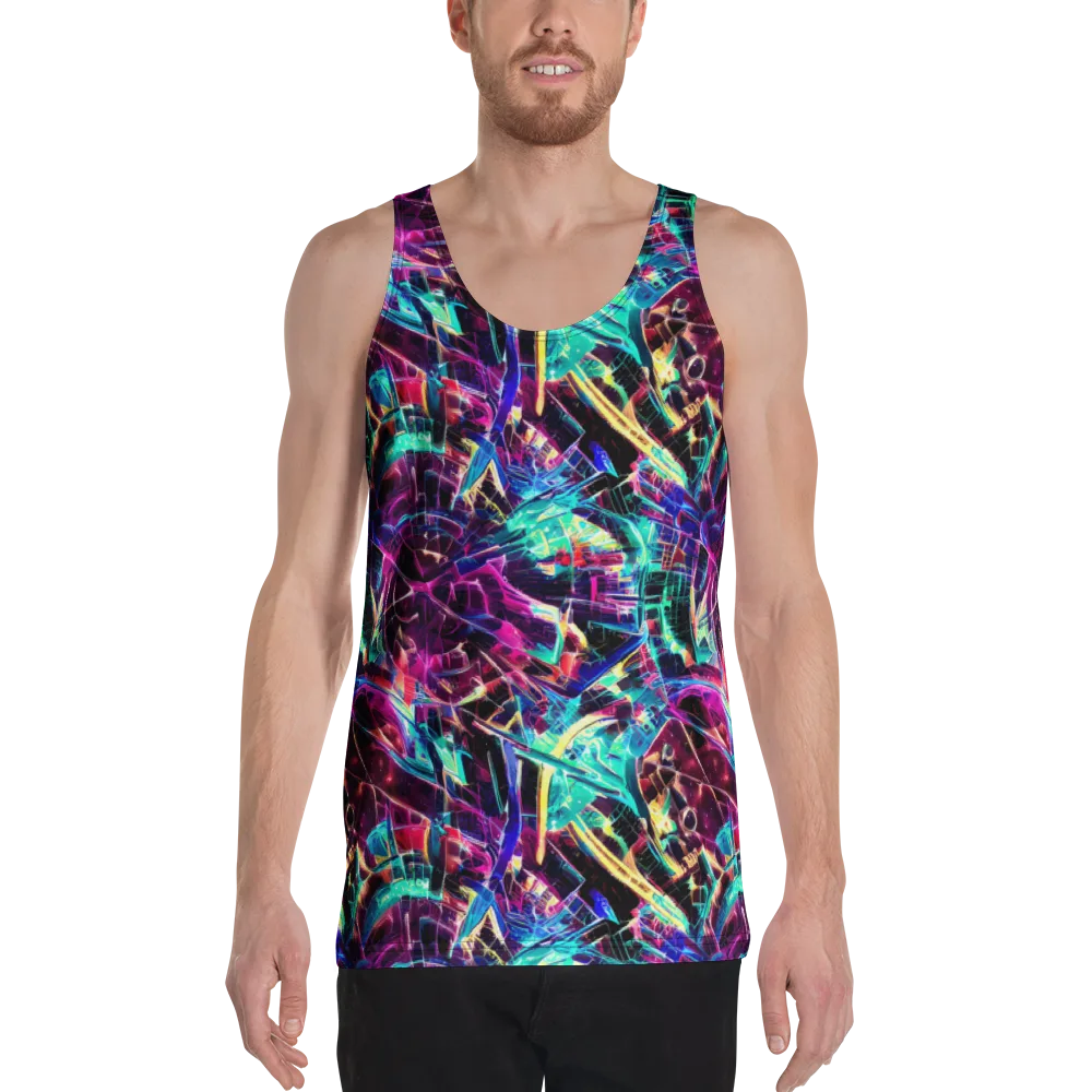 Plasma Pulse on Men's Tank Top — Front