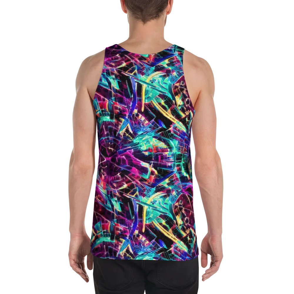 Plasma Pulse on Men's Tank Top — Back