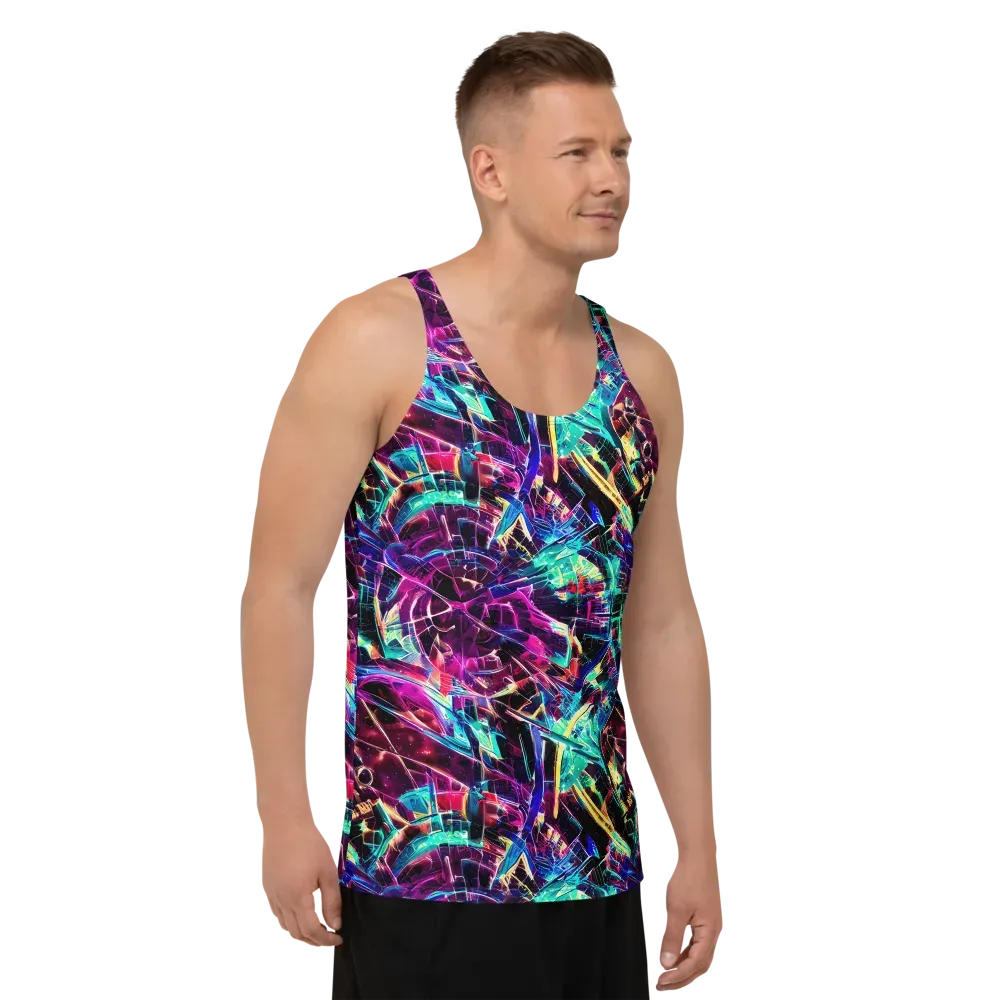 Plasma Pulse on Men's Tank Top — Right Front