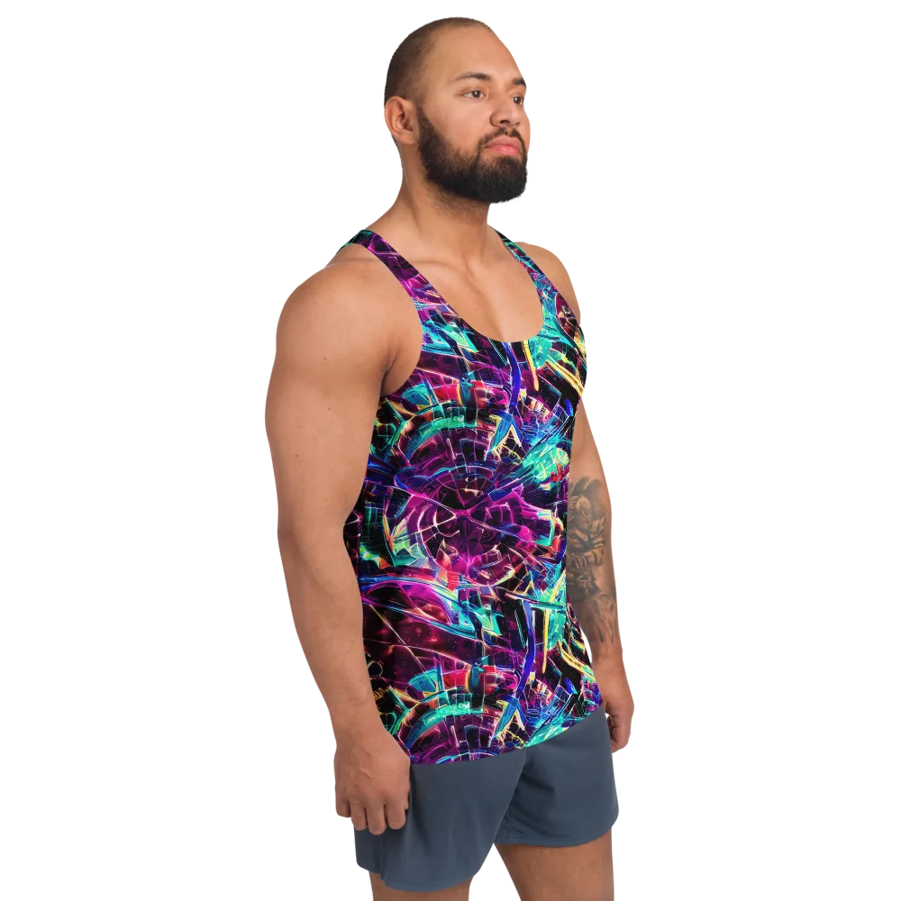 Plasma Pulse on Men's Tank Top — Right Front