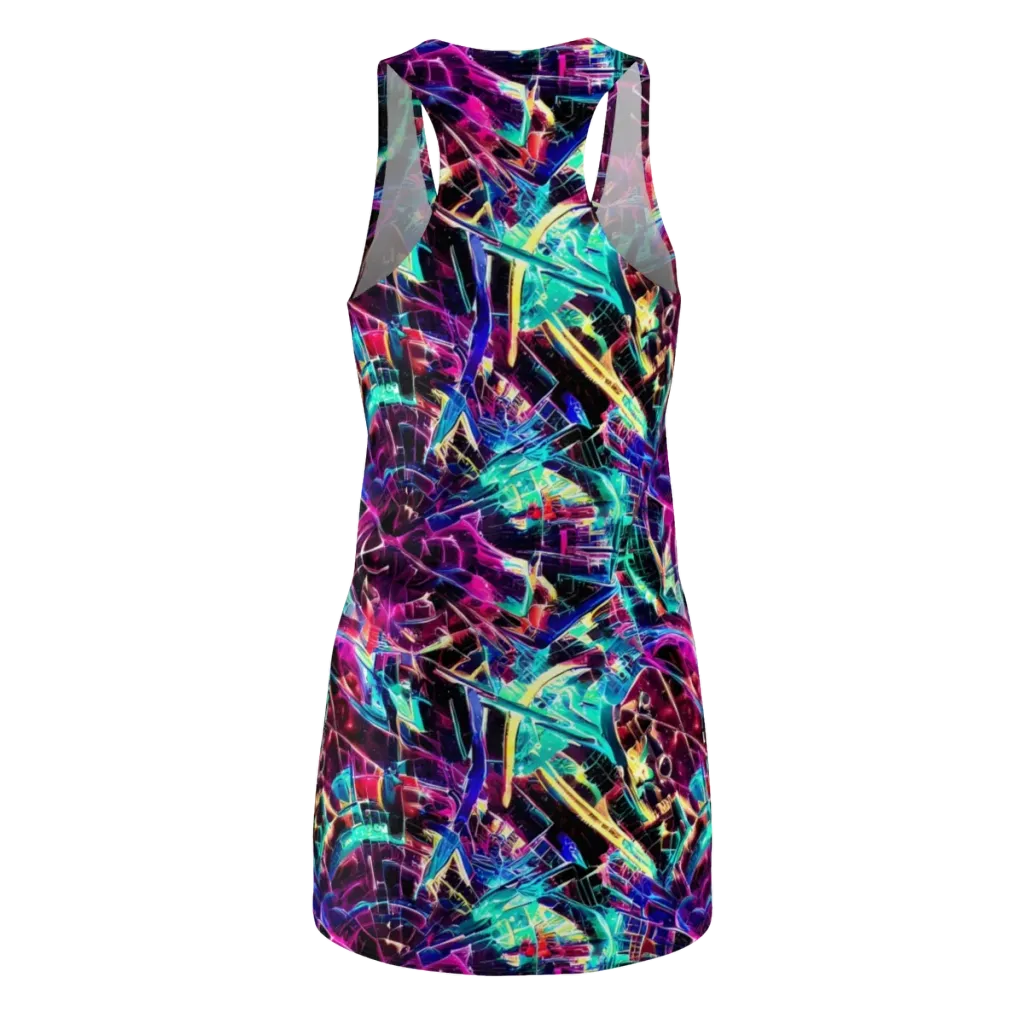 Plasma Pulse on Racerback Dress — Back