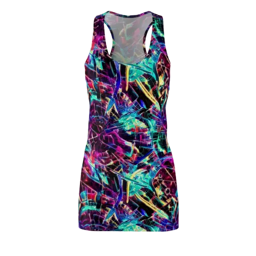 Plasma Pulse on a Racerback Dress