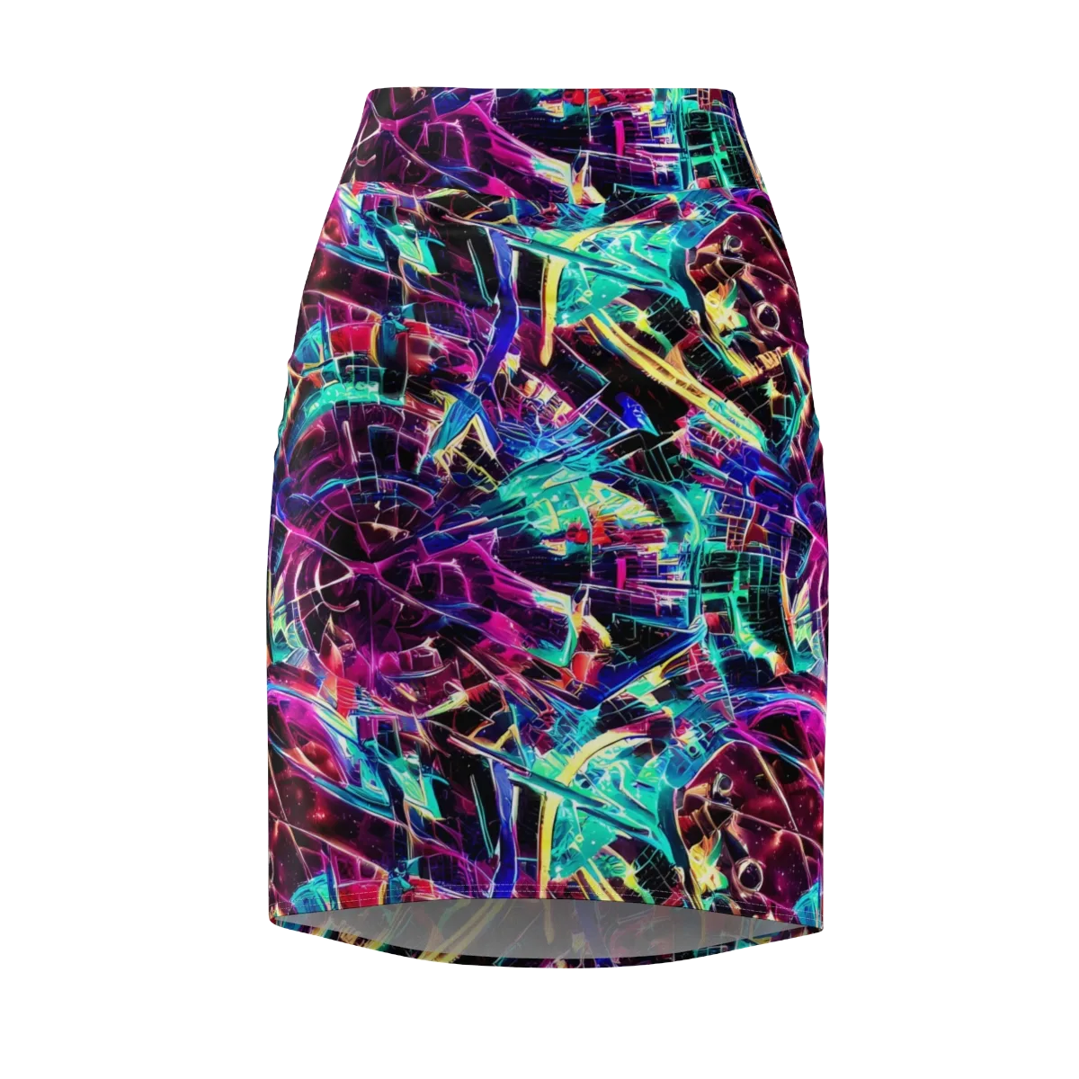 Plasma Pulse on Pencil Skirt — Front