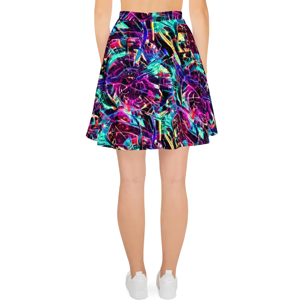 Plasma Pulse on Skater Skirt — Back