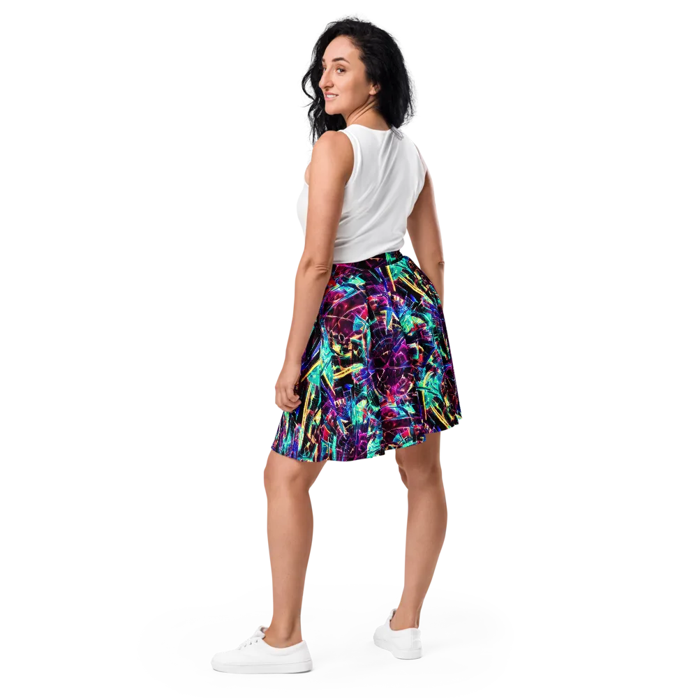 Plasma Pulse on Skater Skirt — Back