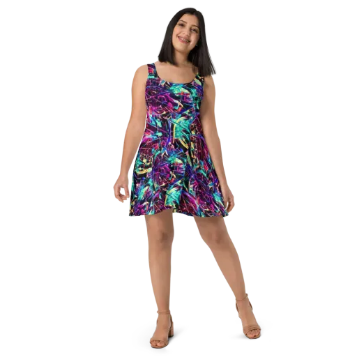 Plasma Pulse on a Skater Dress