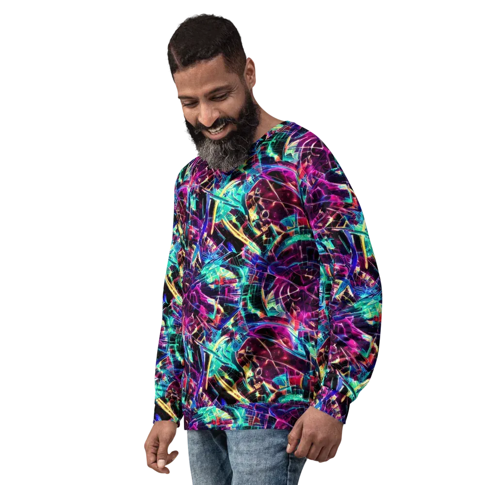 Plasma Pulse on Sweatshirt — Left Front
