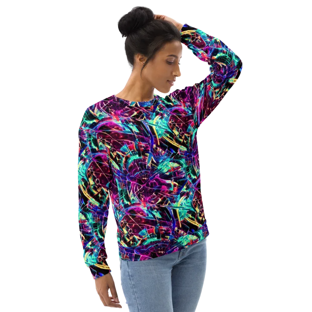Plasma Pulse on Sweatshirt — Right Front