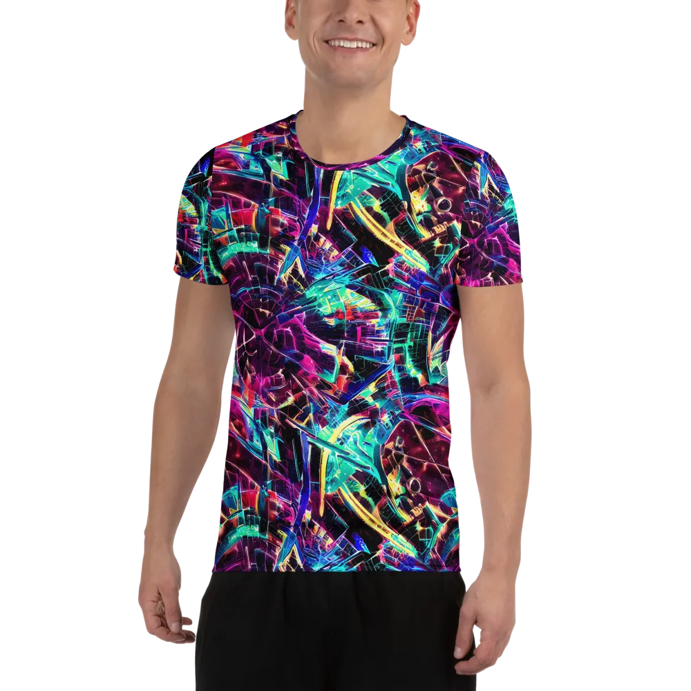 Plasma Pulse on Men's Athletic T-Shirt — Front