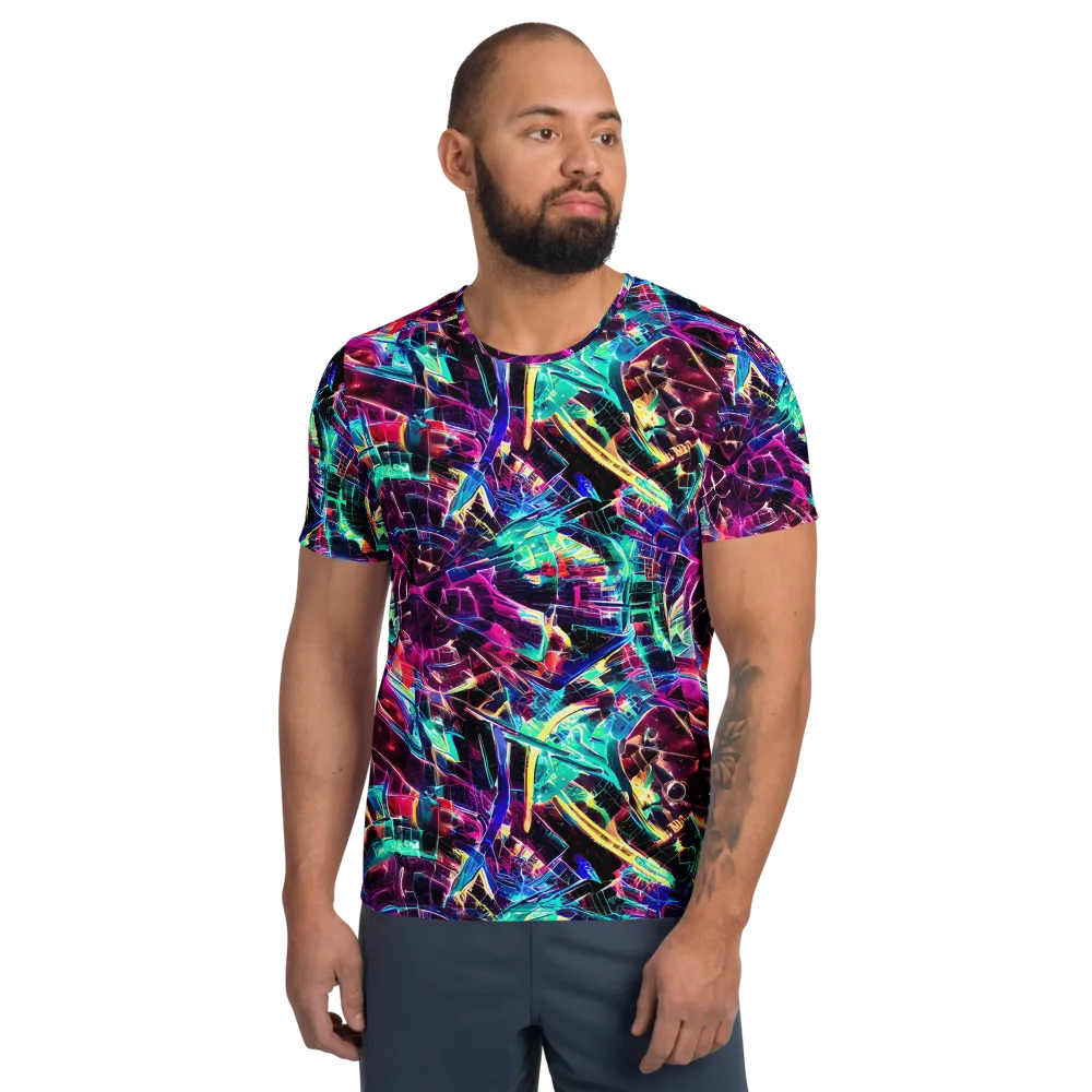 Plasma Pulse on Men's Athletic T-Shirt — Front