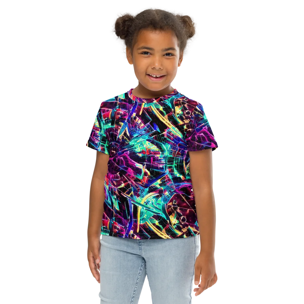 Plasma Pulse on Kids Crew Neck T-Shirt — Front