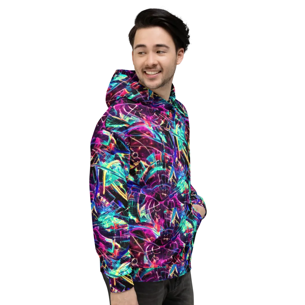 Plasma Pulse on Hoodie — Right