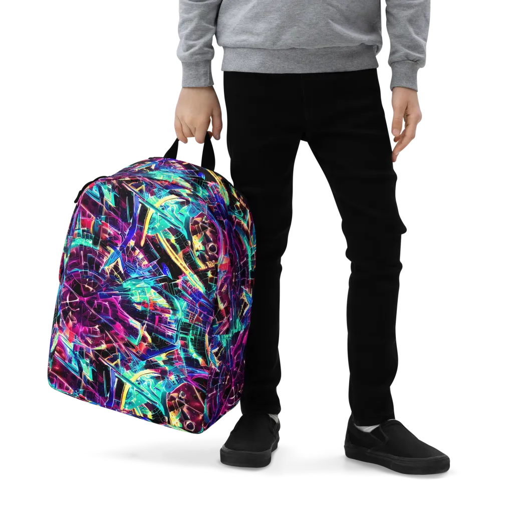 Plasma Pulse on Minimalist Backpack — Zoomed-in