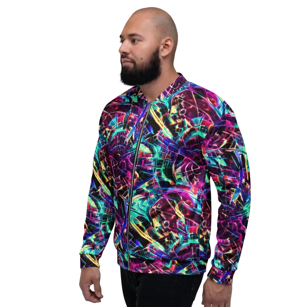 Plasma Pulse on Bomber Jacket — Left