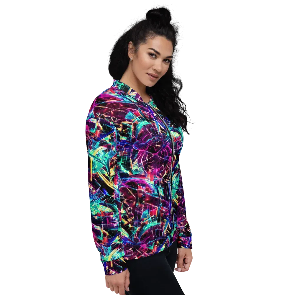 Plasma Pulse on Bomber Jacket — Right