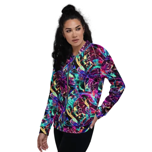 Plasma Pulse on a Bomber Jacket