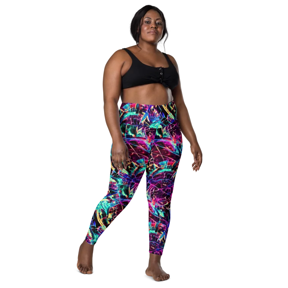 Plasma Pulse on Leggings with Pockets — Front
