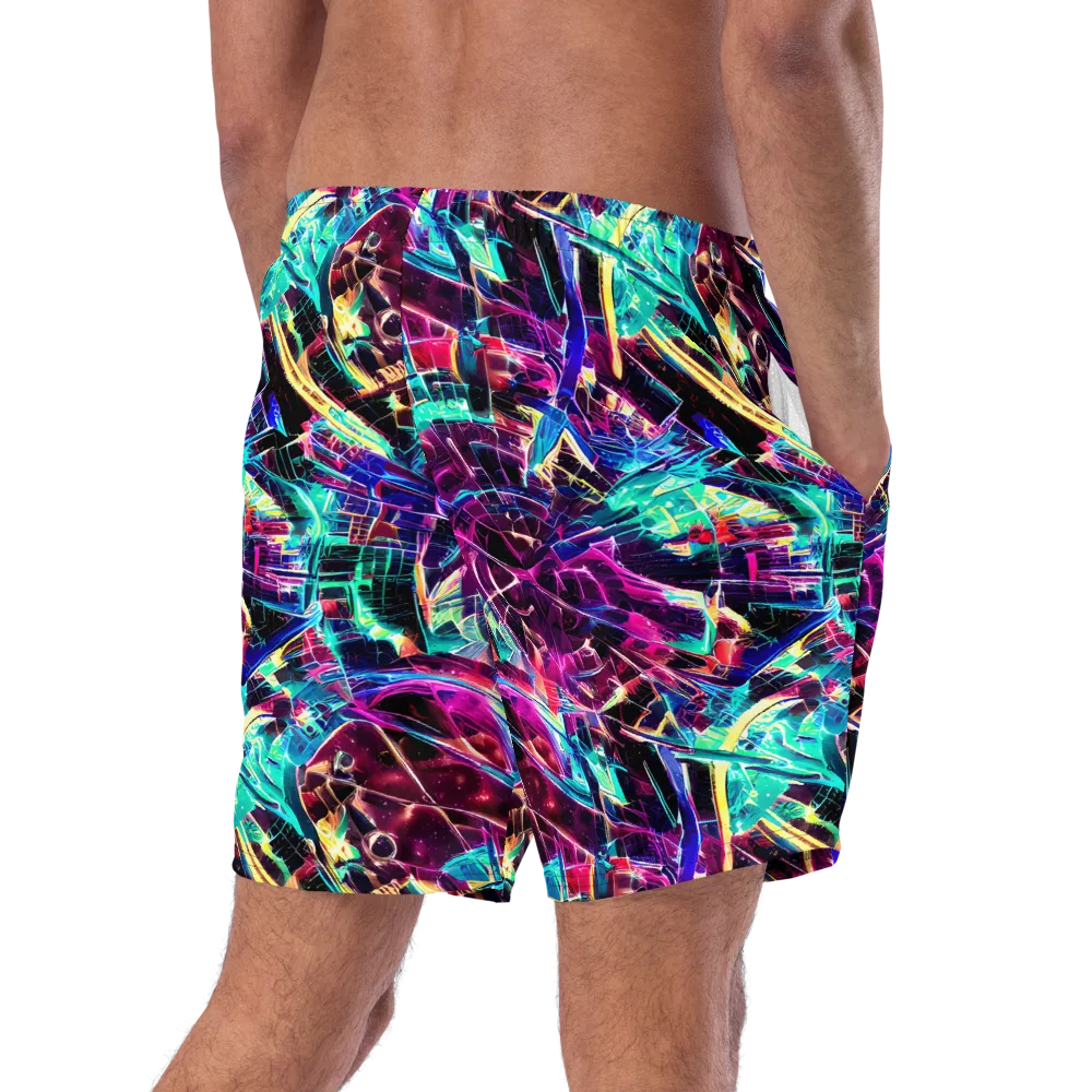 Plasma Pulse on Swim Trunks — Right Back