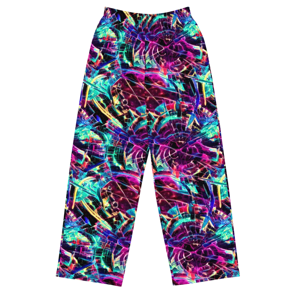 Plasma Pulse on Wide-Leg Pants — Front