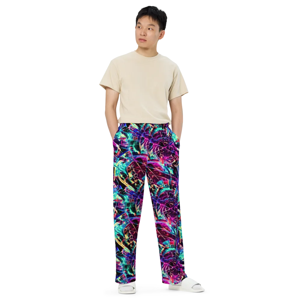 Plasma Pulse on Wide-Leg Pants — Front