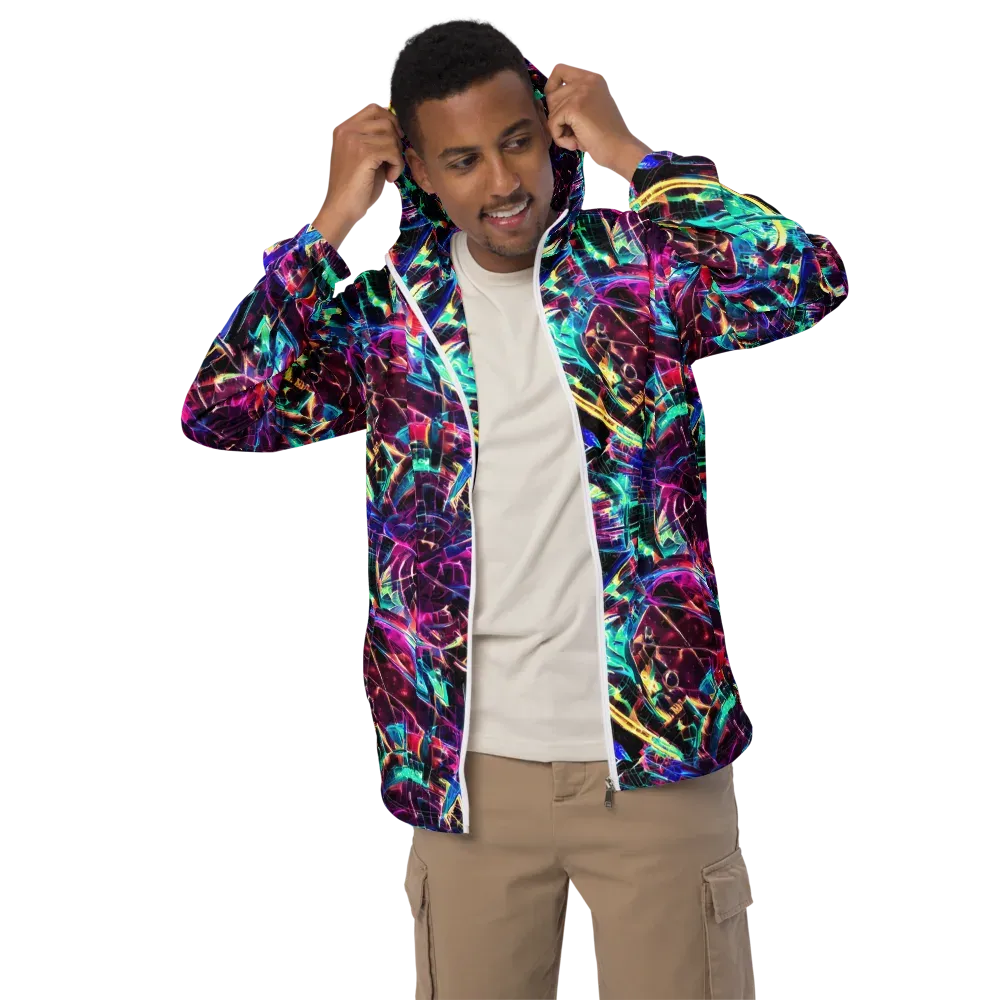 Plasma Pulse on Men's Windbreaker — Front
