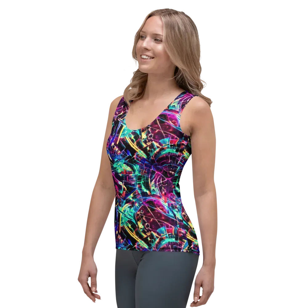 Plasma Pulse on Women's Tank Top — Left Front
