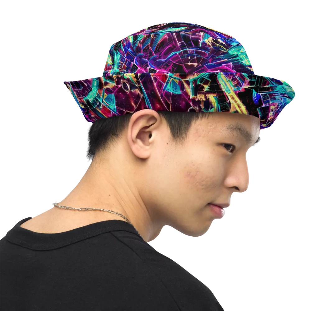 Plasma Pulse on Reversible Bucket Hat — Right Outside