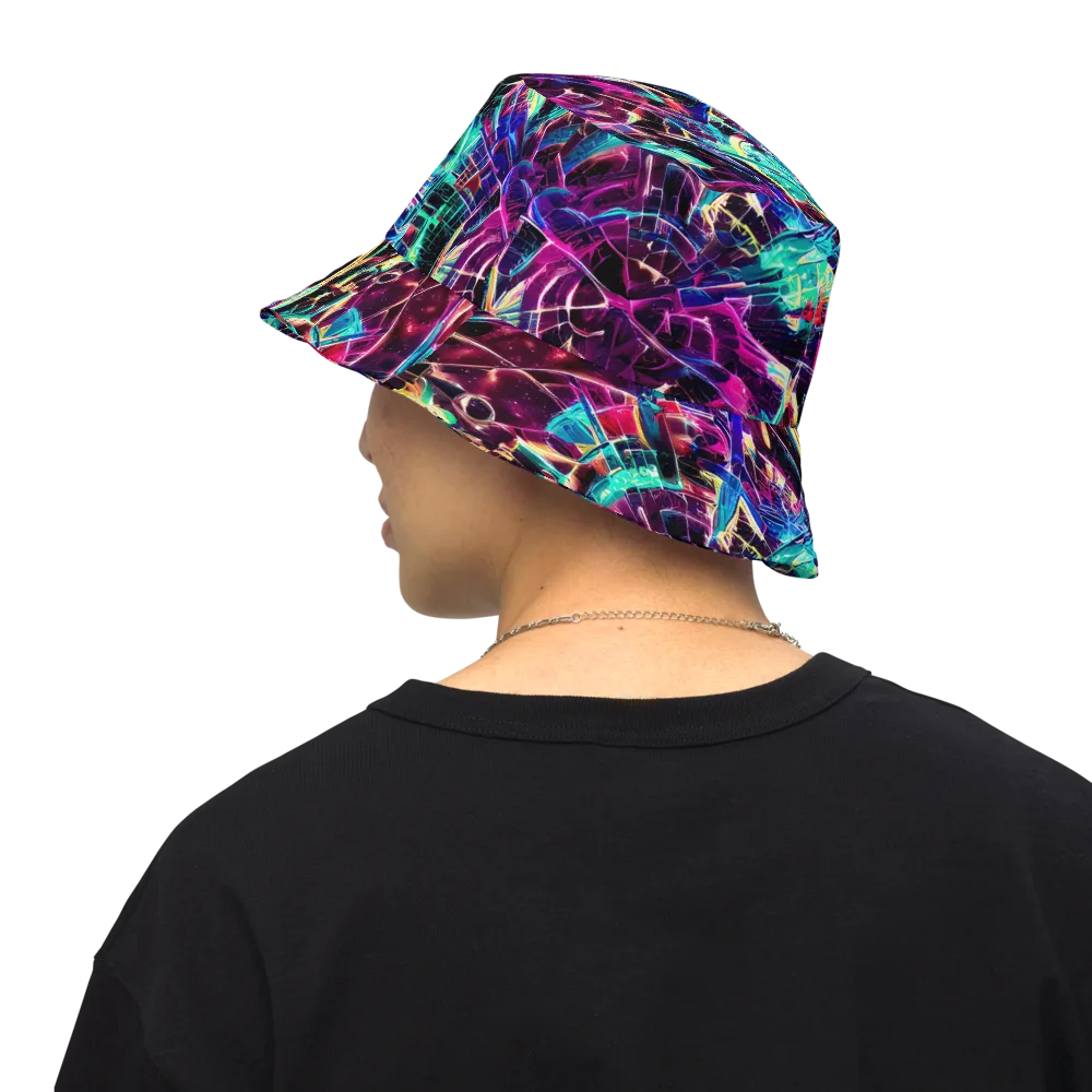 Plasma Pulse on Reversible Bucket Hat — Back Inside