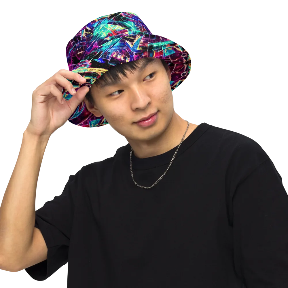 Plasma Pulse on Reversible Bucket Hat — Front Inside